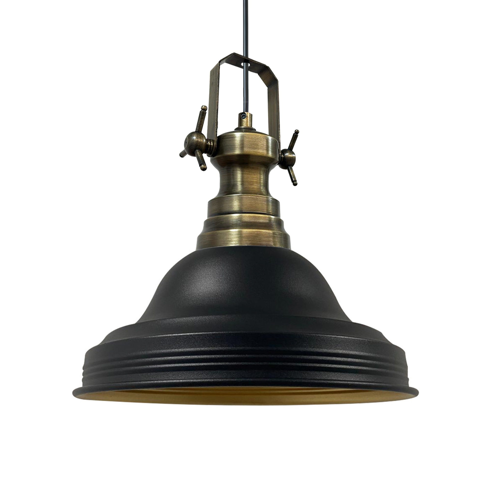 Bamyum Ulmete Industrial Vintage Metall Hängelampe